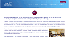 Desktop Screenshot of biohealth-computing.org